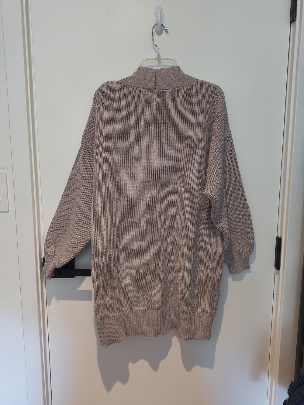 Universal Thread Taupe Open-Front Knit Cardigan - Picture 2 of 6